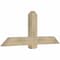 Ekena Millwork Eugene Rough Sawn Timber Gable Bracket, Douglas Fir, 60"W x 25"H x 4"D x 6"F, 10/12 Pitch GBW060X25X0406EUG00RDF - alternate 5
